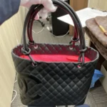シャネル　カンボンライン　トートバッグ